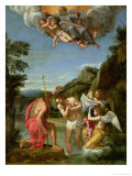 Kristi dåb Giclée-tryk af Francesco Albani Kristi dåb Giclée-tryk af Francesco Albani
