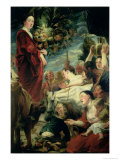 An Offering to Ceres, Goddess of the Harvest reproduction procédé giclée par Jacob Jordaens