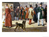 Street Scene in Stockholm Giclee Print by Christoffer-wilhelm Eckersberg