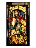Stained Glass Window Depicting St. George and the Dragon from Cologne, circa 1300 Giclee Print Stained Glass Window Depicting St. George and the Dragon from Cologne, circa 1300 Giclee Print