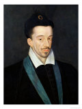 Portrait of Henri III, King of France from 1574, Assassinated in Paris 1589 Giclee Print by Francois Quesnel