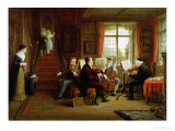 The Music Lesson Giclee Print by Frederick Daniel Hardy The Music Lesson Giclee Print by Frederick Daniel Hardy