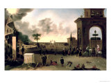 The Narrow Gate to Heaven and the Wide Gate to Hell Giclee Print by Cornelis De Bie