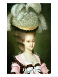 Portrait of a Lady in a Hat Giclee Print by J. Mulnier