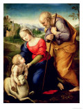 The Holy Family with a Lamb, 1507 Giclée-Druck von Raphael 