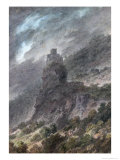 View of a Schloss Between Bolzano and Trent Giclee Print by John Robert Cozens