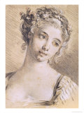 Head of a Young Girl Giclee Print by Francois Boucher