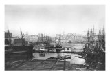 View of the Port of Marseilles, Late 19th Century Giclee Print