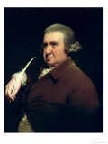 Portrait of Dr Erasmus Darwin Scientist, Inventor and Poet, Grandfather of Charles Darwin, 1792-93 Giclee Print by Joseph Wright of Derby