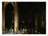 Viaticum in the Interior of a Church Giclee Print by Pieter Neeffs the Elder