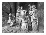 Apollo Tended by the Nymphs in the Grove of the Baths of Apollo Giclee Print by François Girardon