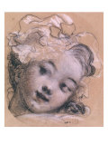 Portrait Presumed to be Rosalie, Daughter of the Artist Lámina giclée por Jean-Honoré Fragonard