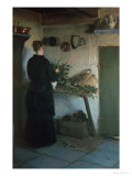 Lady in the Kitchen Giclee Print by Viggo Johansen