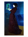 Woman with a Bird Cage Lámina giclée por Jozsef Rippl-Ronai Woman with a Bird Cage Lámina giclée por Jozsef Rippl-Ronai