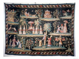 Tapestry in the Chinoiserie Style of John Van Der Bank, Soho Tapestry Works, Early 18th Century Giclee Print