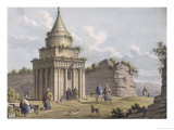 The Tomb of Absalom, Jerusalem, Pub. by William Watts, 1805 Giclee Print by Luigi Mayer