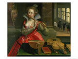 Allegory of Music, circa 1600 Giclee Print by Dirk De Quade Van Ravesteyn