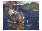 Visitors from Overseas, 1901 Giclee Print by Nikolai Konstantinovich Rerikh