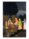 Ladies Visiting a Yogini, School of Faqurullah Khan, Lucknow, Uttar Pradesh Giclee Print