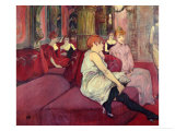 In the Salon at the Rue des Moulins, 1894 Giclée-Druck von Henri de Toulouse-Lautrec