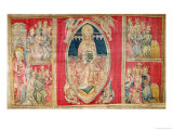Christ Enthroned with the Apocalyptic Beasts and the Twenty Four Elders reproduction procédé giclée par Nicolas Bataille