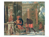 Allegory of America, 1691 Giclée-Druck von Ferdinand Van Kessel