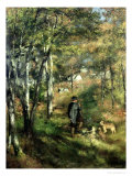 Jules Le Coeur in the Forest of Fontainebleau, 1866 Giclee Print by Pierre-Auguste Renoir