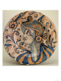 Dish, with Head-And-Shoulders Portrait, Talavera, Late 16th Century Giclee Print