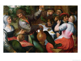 Peasant Feast, 1566 Giclee Print by Martin Van Cleve