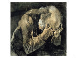 Man with His Head in His Hands Giclee Print by Vincent van Gogh