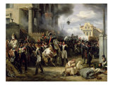 The Gate at Clichy During the Defence of Paris, 30th March 1814, 1820 ジクレープリント - ホレス・ヴェルネ