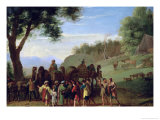 Joseph Sold by His Brothers Giclee Print by Herman Van Swanevelt