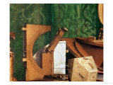 The Ambassadors, Detail of the Astronomical Instruments, 1533 reproduction procédé giclée par Hans Holbein the Elder