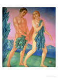 The Expulsion from Paradise, 1911 Giclee Print by Kuzma Sergievitch Petrov-Vodkin