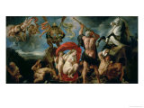Neptune Creates the Horse reproduction procédé giclée par Jacob Jordaens
