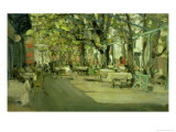 Cafe in Yalta, 1905 Giclee Print by Konstantin A. Korovin