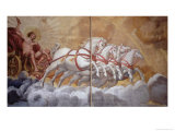 The Sun God Driving His Chariot Across the Sky, Ceiling Painting Giclée-Druck von Antonio Maria Viani