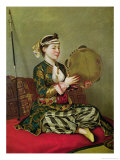 Turkish Woman with a Tambourine Giclee Print by Jean-Etienne Liotard