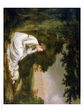 Maria, "A Sentimental Journey" by Laurence Sterne 1777 Giclee Print by Joseph Wright of Derby