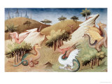 Dragons and Other Beasts Giclee-trykk av Boucicaut Master Dragons and Other Beasts Giclee-trykk av Boucicaut Master