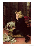 What Shall I Read Giclee Print by Florence Marlowe