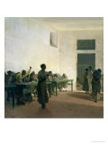 The Madhouse, 1865 Giclée-Druck von Telemaco Signorini