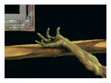 Crucifixion from the Isenheim Altarpiece, Detail of Christ's Right Hand, circa 1512-16 Reproduction procédé giclée par Matthias Grünewald