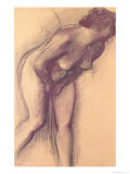 Female Standing Nude Giclee Print by Edgar Degas