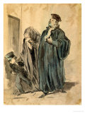 Judge, Woman and Child Giclee Print by Honore Daumier