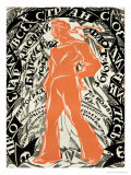Petrograd Red 7th November, Revolutionary Poster Depicting a Russian Sailor, 1919 Giclee Print by Sergei Vasil'evich Chekhonin