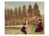 The Artist Painting His Wife, 1900-05 Giclee Print by Henri Rousseau