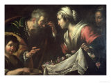 The Miracle of St. Zita Giclee Print by Bernardo Strozzi