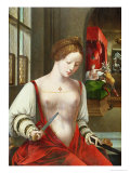 Lucretia, First Wife of Lucius Colatinus Tarquinius Giclee Print by Ambrosius Benson