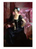 Clotilde in an Evening Dress, 1910 Giclee Print by Joaquín Sorolla y Bastida